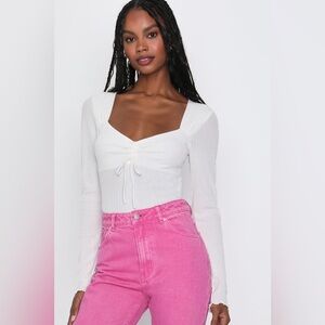 NWT Lulu's ribbed long sleeve top